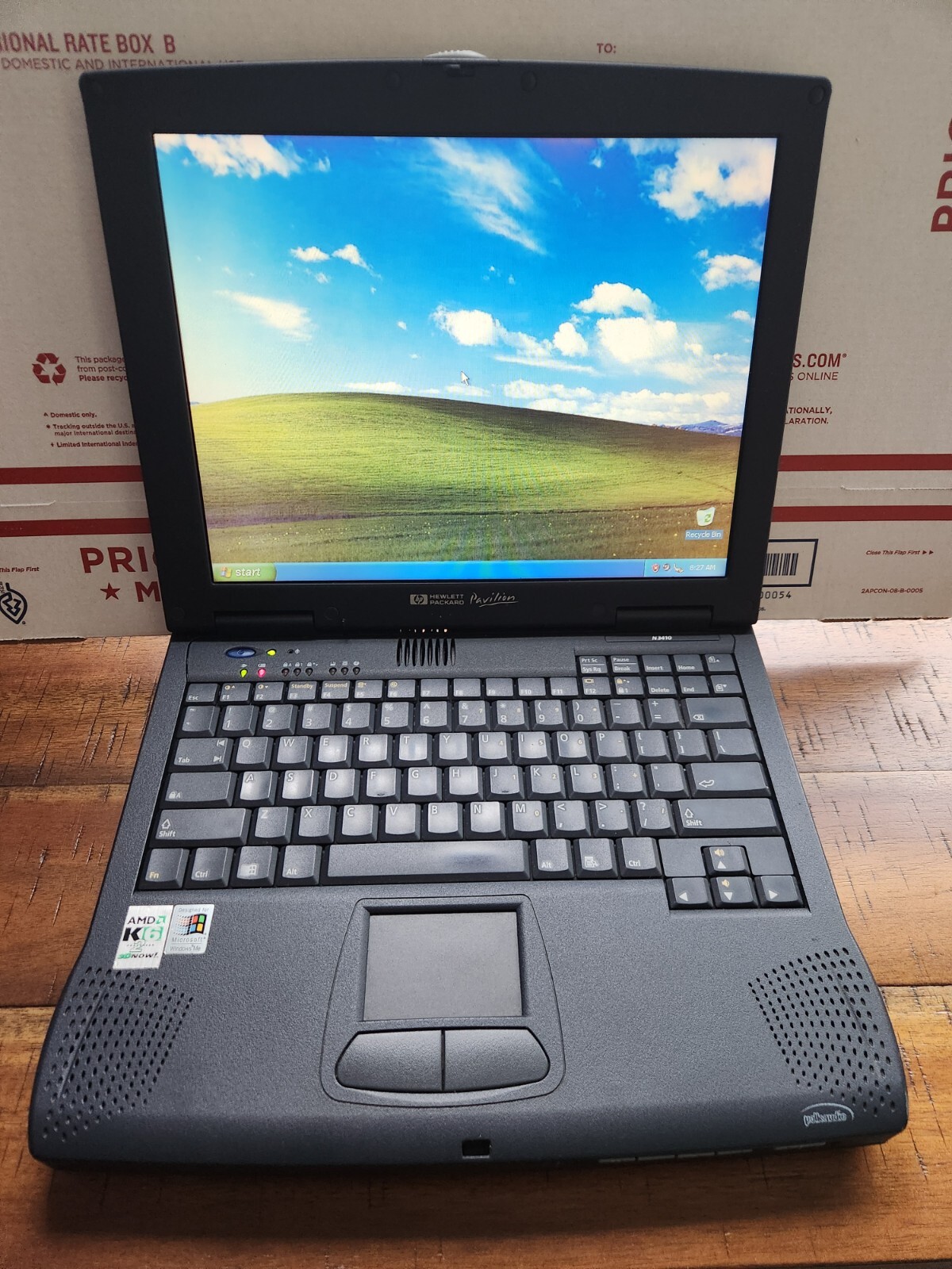 HP Pavilion N3410 12.1” (AMD-K6®-2 @ 551MHz ,256MB RAM , 6.04GB HDD) Win XP Pro