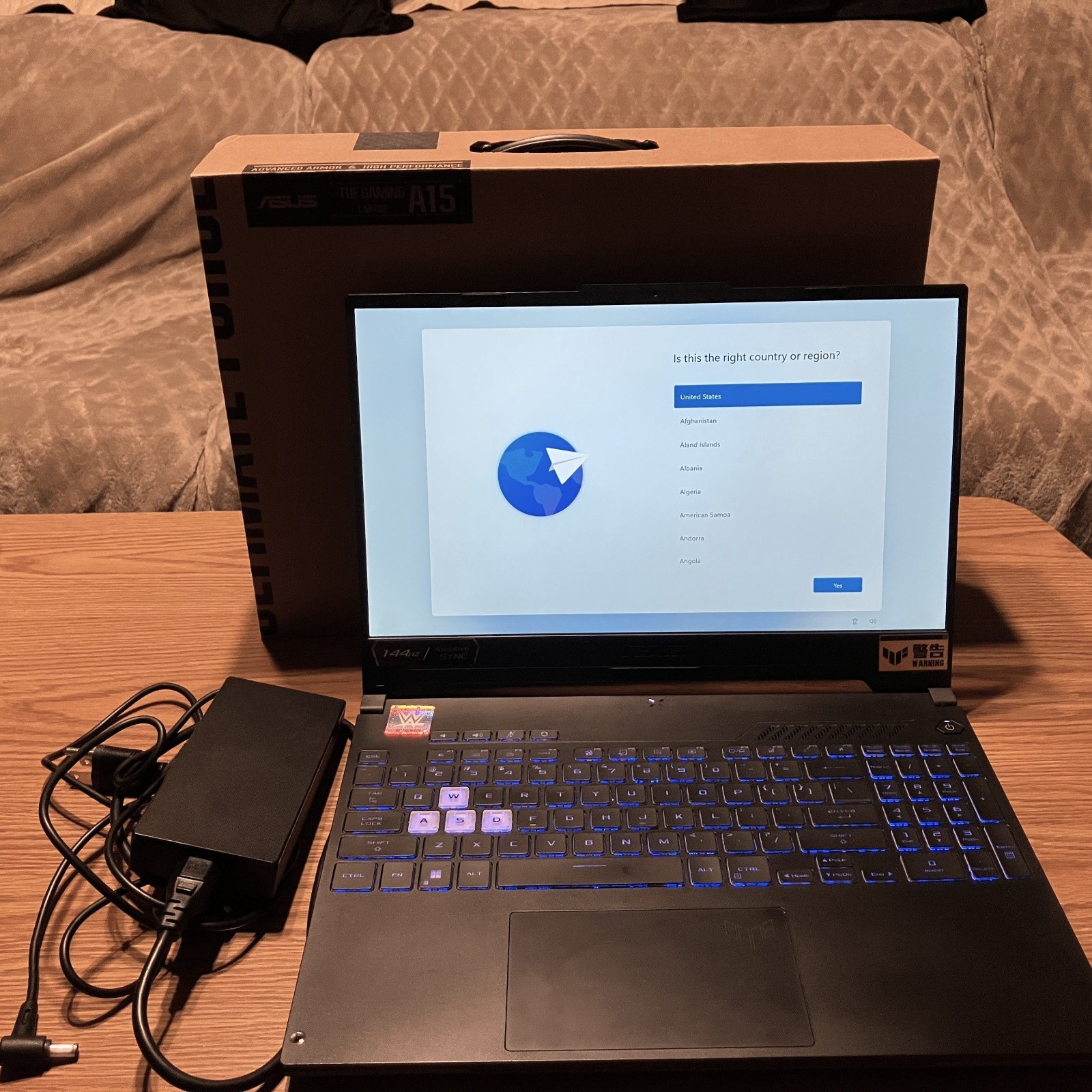 ASUS TUF Gaming A15 (Ryzen 7 6800H, 16GB RAM, RTX 3050TI, 512GB) Laptop *READ*