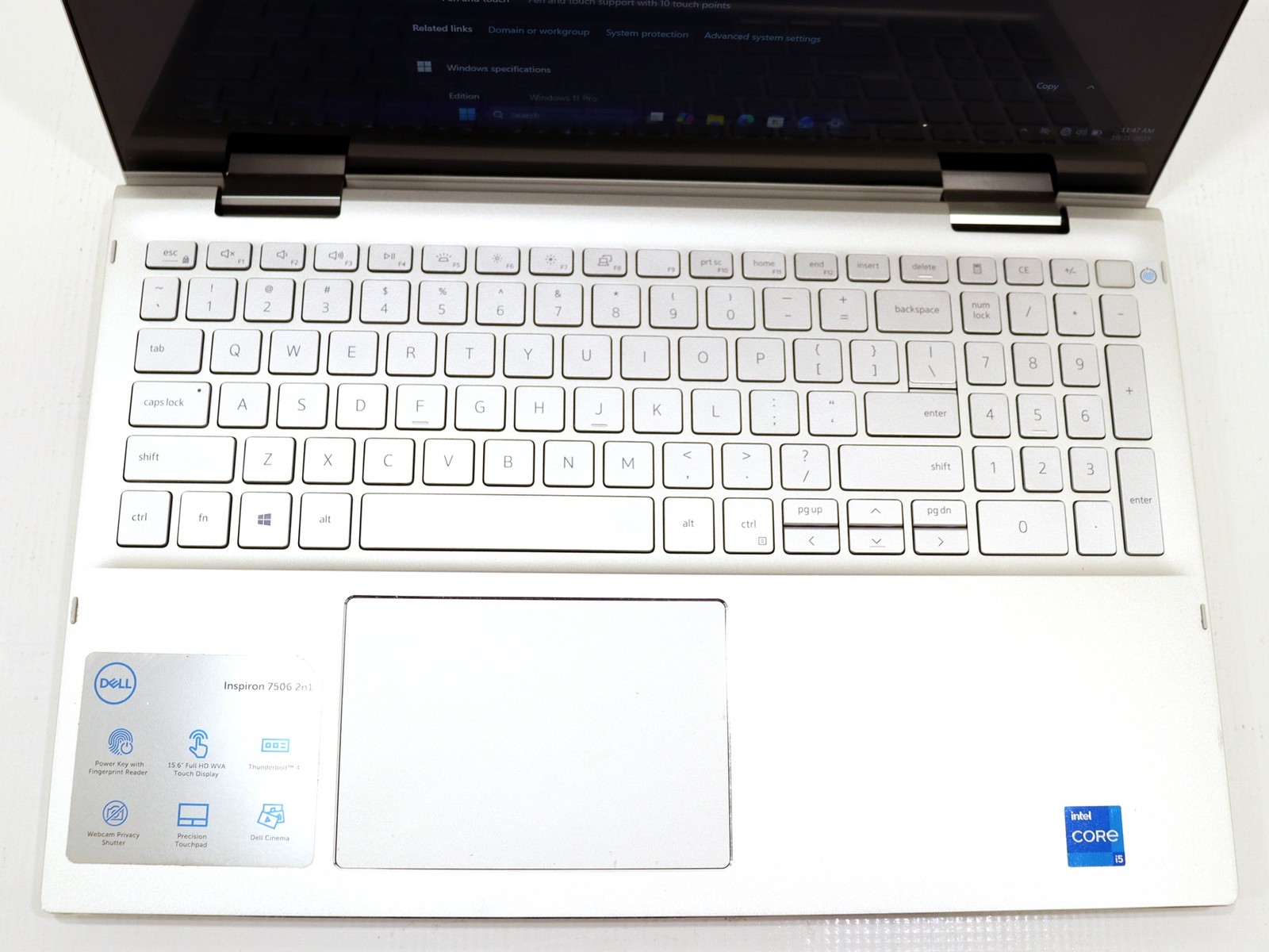 Dell Inspiron 7506 2-in-1 Touch 15.6″ i5-1135G7 8GB 256GB NVMe Win 11 Pro