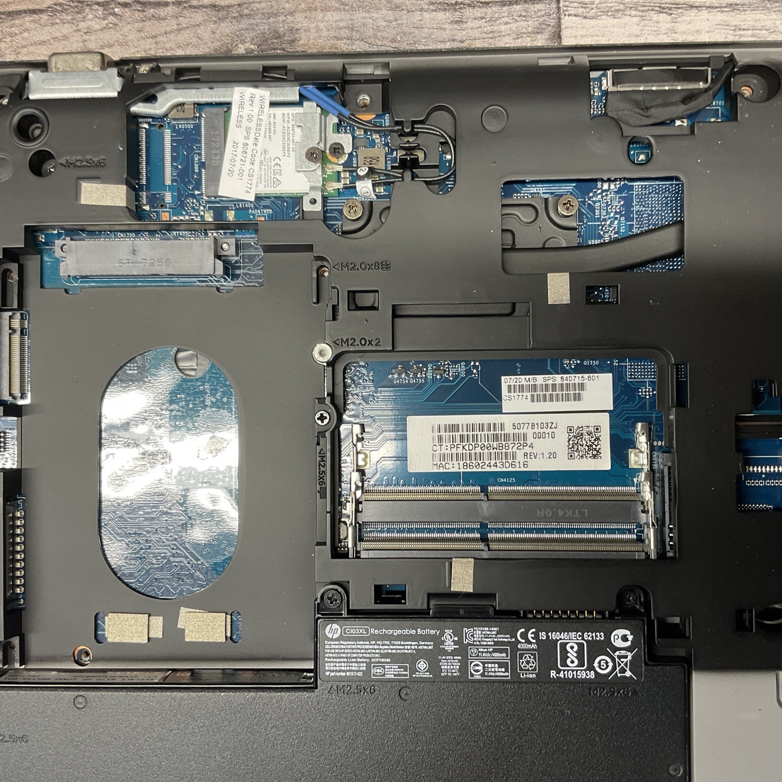 Lot of 2 HP ProBook 650 G2 / i5 6th Gen / BIOS Unlocked / No RAM / O5