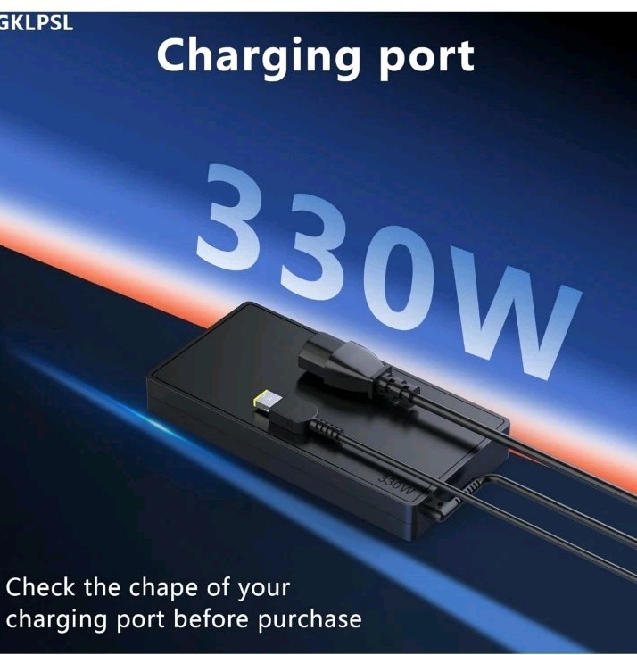 330W/400W Gaming Charger Compatible with Lenovo Legion Pro 7i 9i Gen 10 16IAX10H