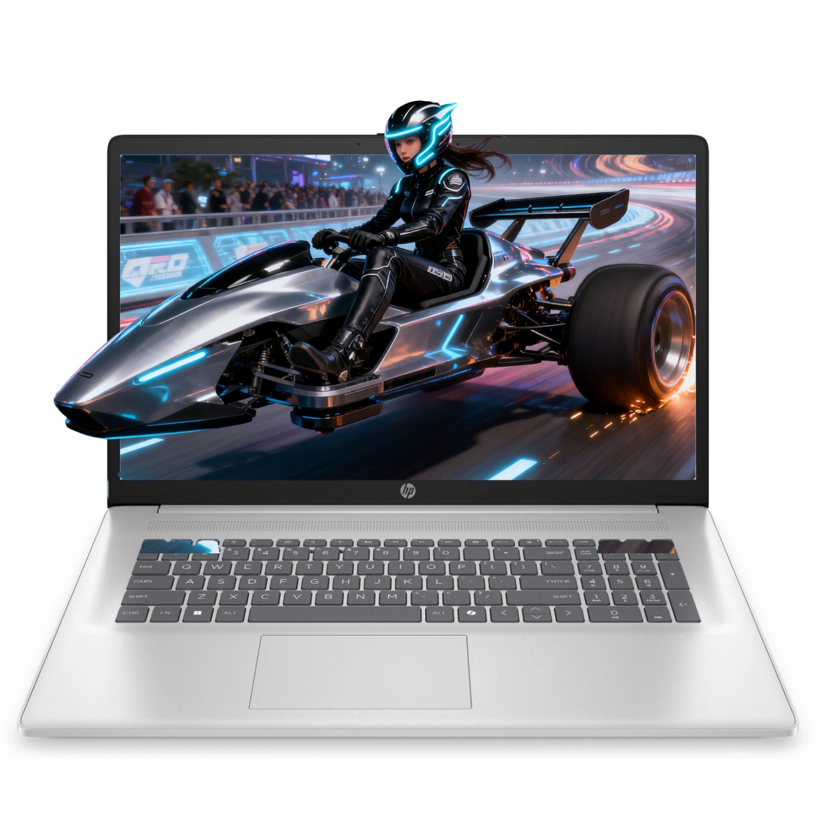 HP 17.3″FHD Laptop computer 2.7 GHz ~ 4.3 GHz AMD Ryzen 5-7430U 16GB RAM 2TB SSD