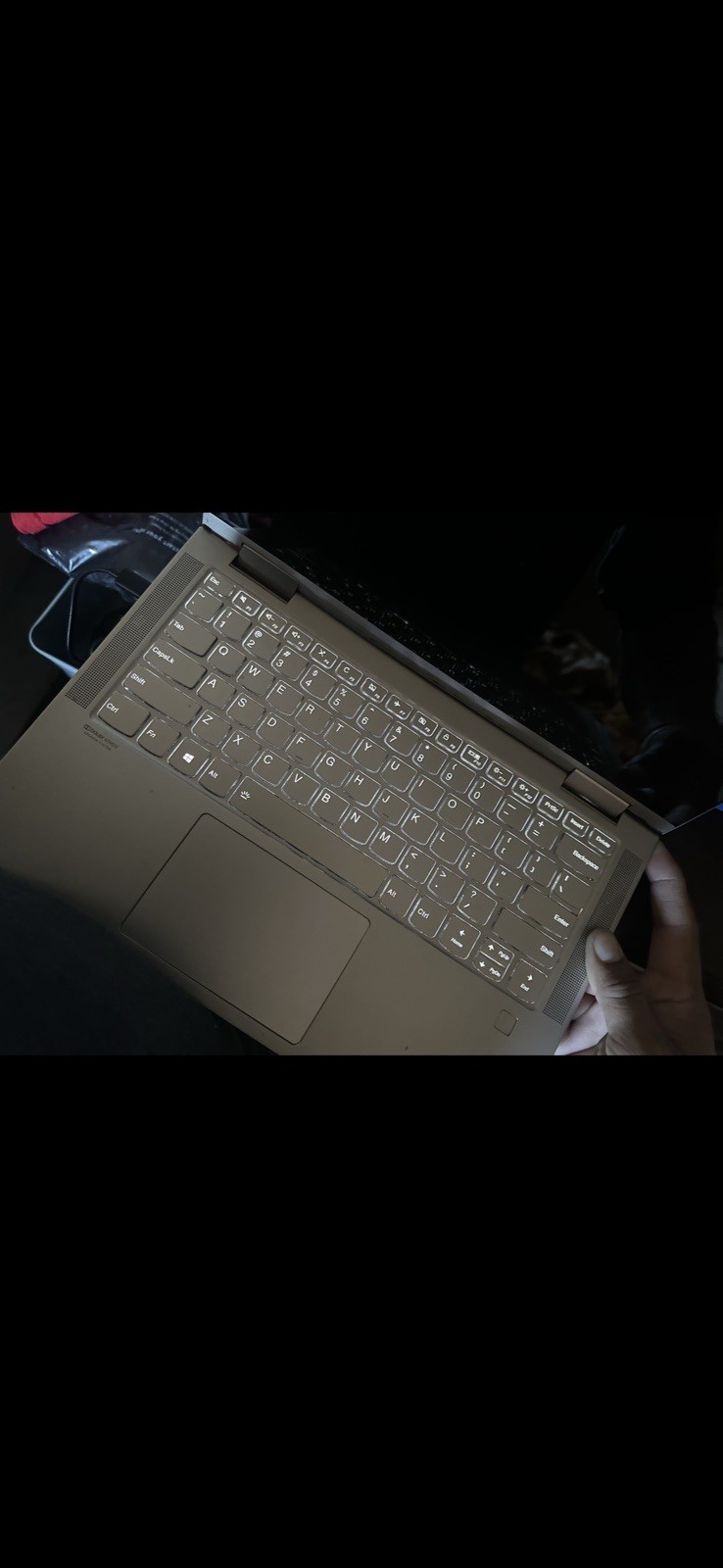 Lenovo Yoga C740-14IML 14″ Intel Laptop Corner Cracked Screen As Is Untested