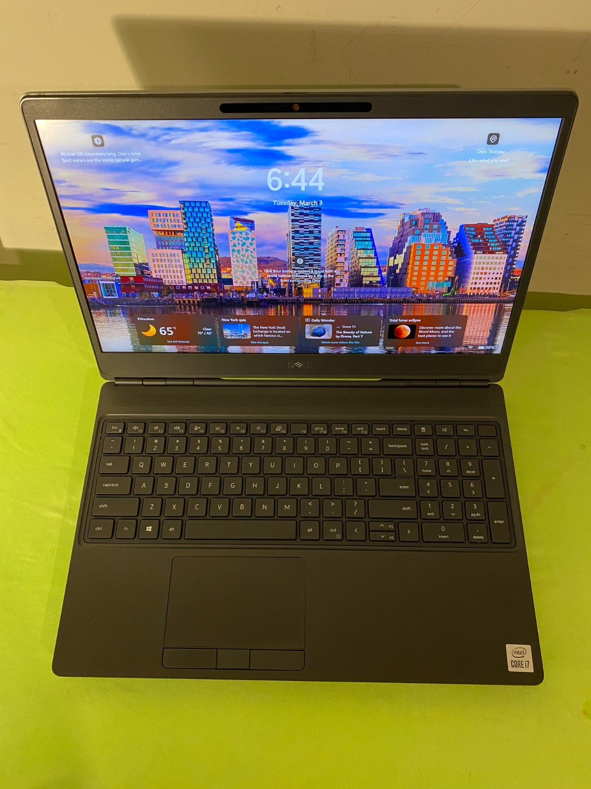 Dell Precision 7550 15.6″ Intel i7-10750H 64GB RAM 512B SSD NVIDIA Quadro T2000