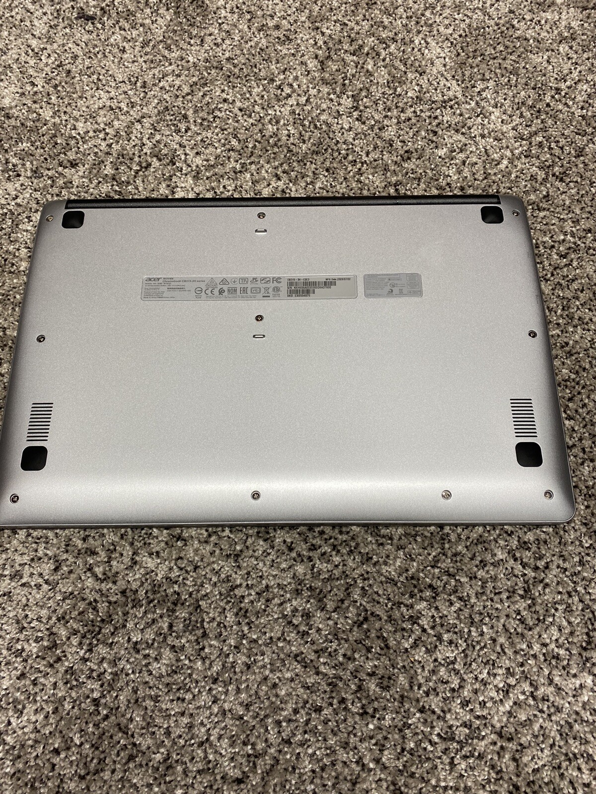 Acer Chromebook 315 15.6″ Intel Celeron N4000 1.1GHz 4GB Ram 32GB Flash ChromeOS