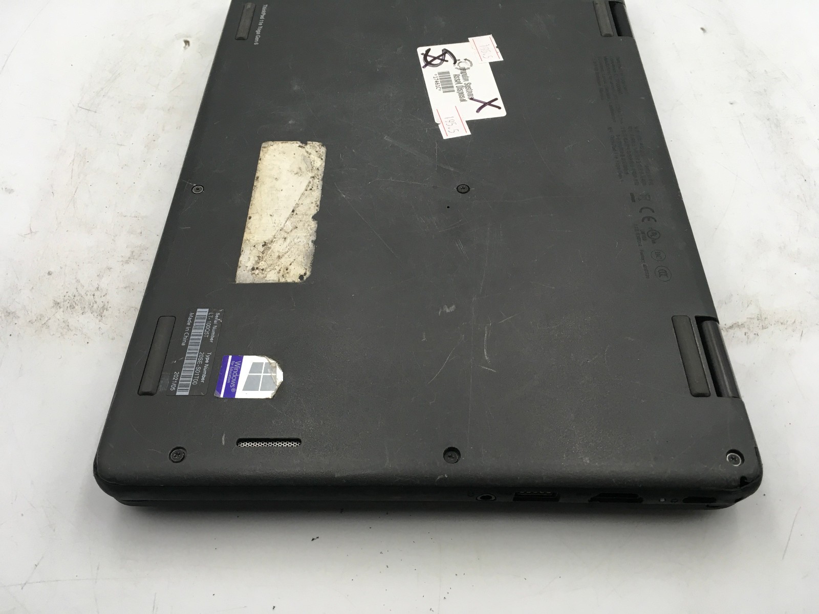 LENOVO THINKPAD 11E YOGA GEN 6 -BOOTS TO BIOS- INTEL i5 8100Y – 8GB RAM -READ-BB