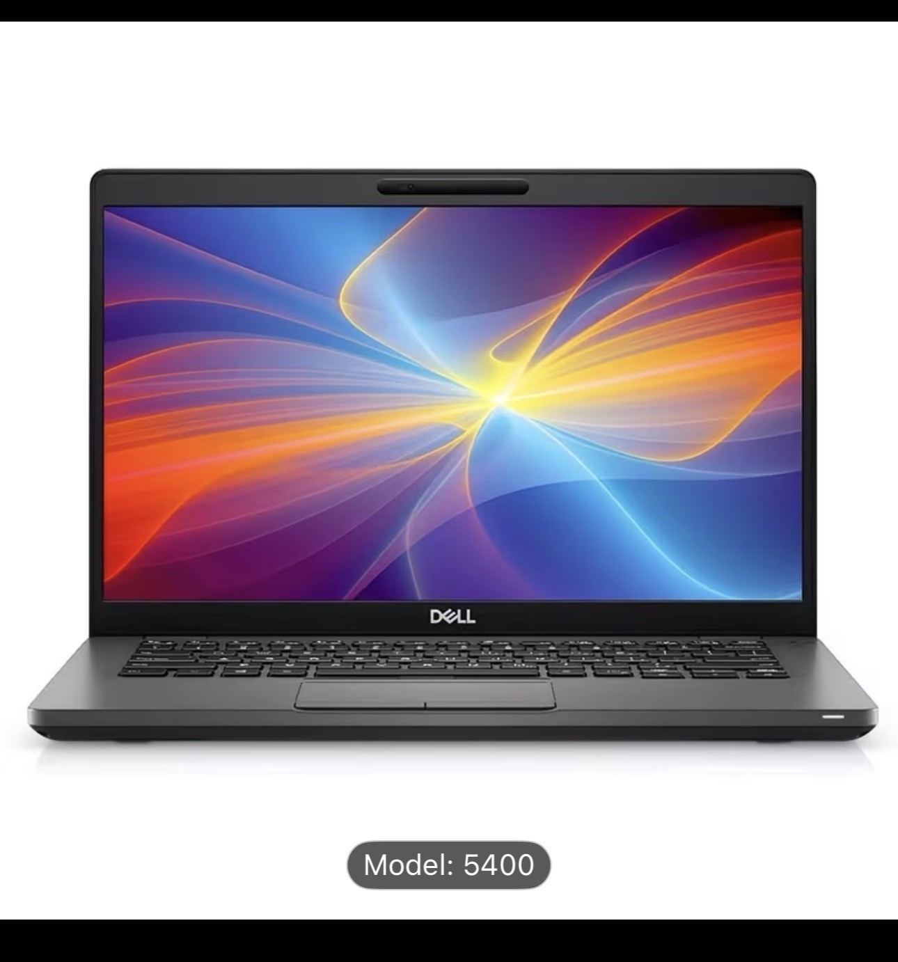 Dell 5400 Notebook Laptop Black HDMI USB Ethernet Webcam Wi-Fi
