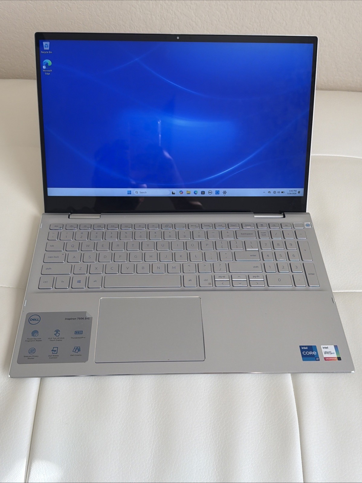 Dell Inspiron 15 7506Laptop (15, Intel Core i7-1165G7 512GB SSD, 16GB RAM) Touch