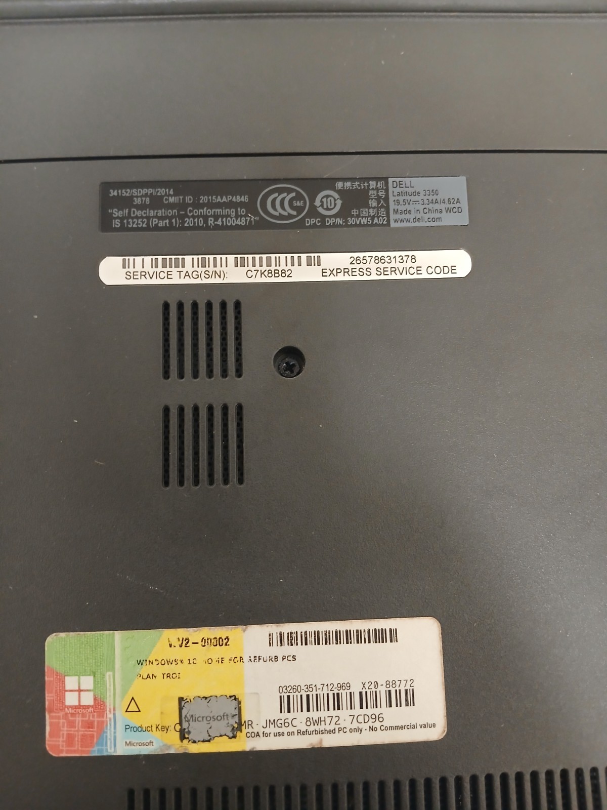 Dell Latitude 7520 i7-1165G7@2.8ghz 16GB RAM 512GB SSD Win11P