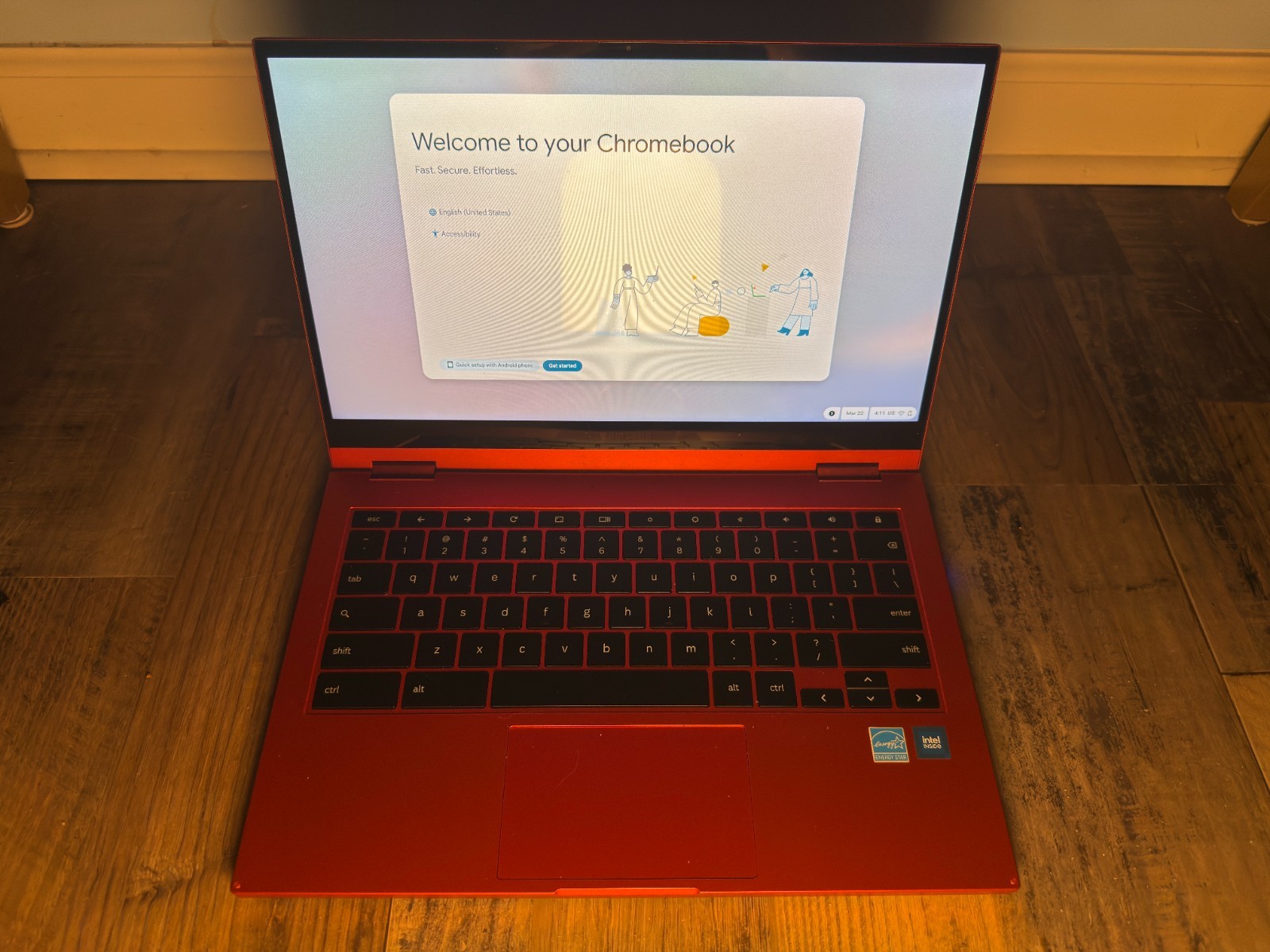 Samsung Galaxy Chromebook 2 13.3″ QLED (64GB, Intel Celeron 5000)