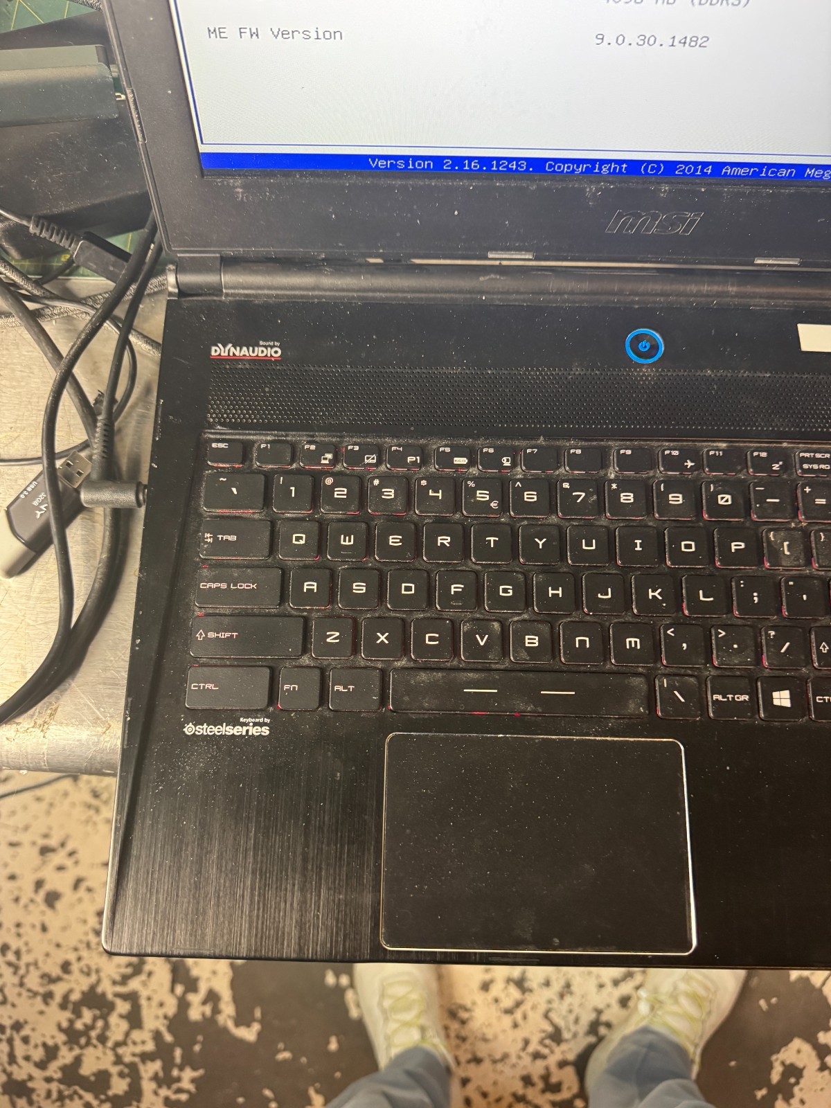 MSI Ghost Pro GS60 i7-4710HQ 8GB RAM 128GB SSD Laptop *READ #5546
