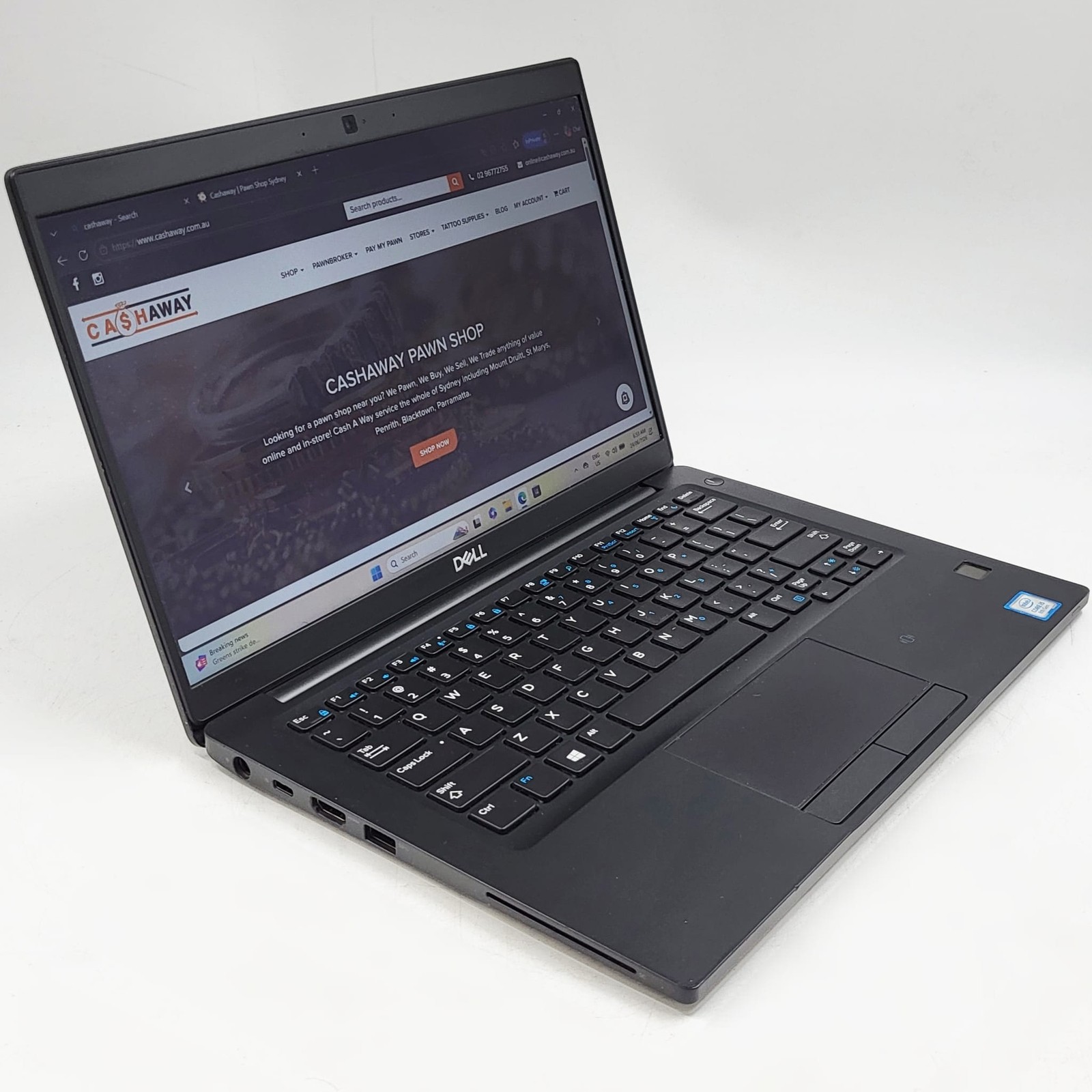 Dell Latitude 7390 13.3″ Touchscreen Laptop i5-8250U 8GB RAM 256GB SSD Win 11 Pr