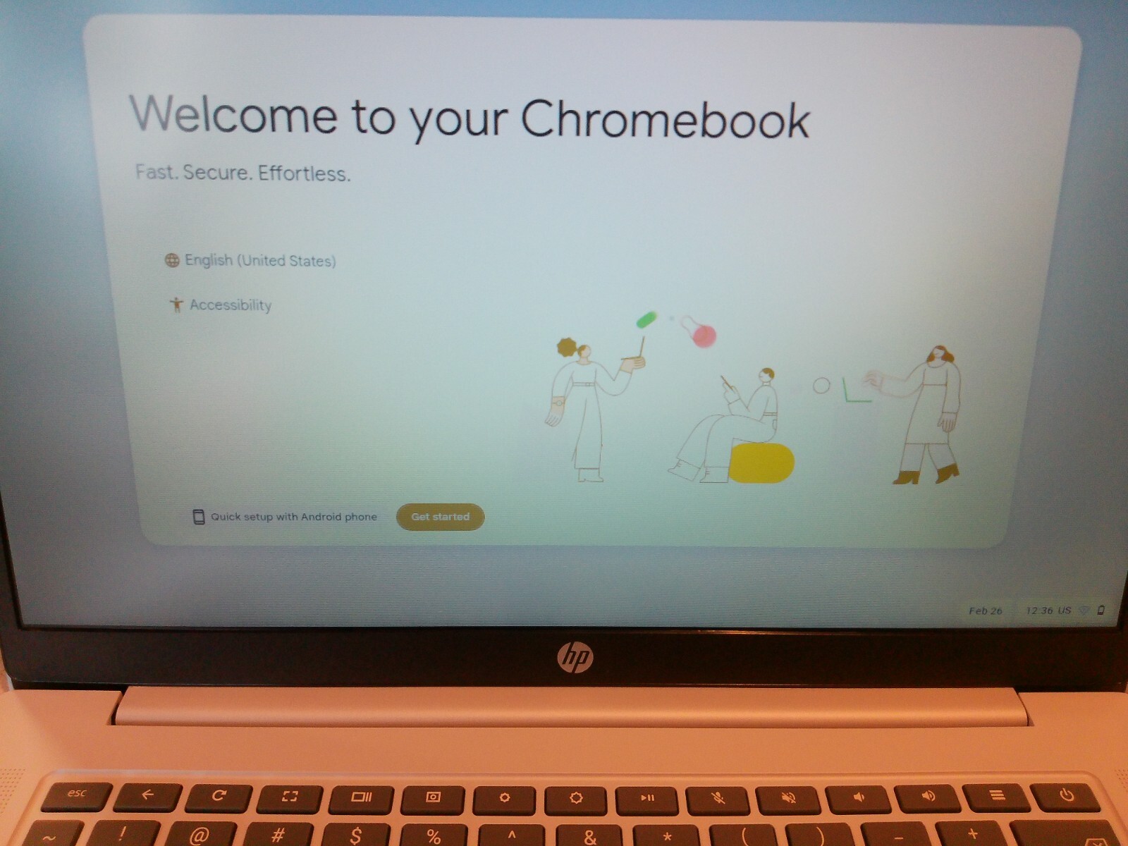 HP CHROMEBOOK 14A-NF0131WM 14″ INTEL N200, 4GB RAM. 128GB