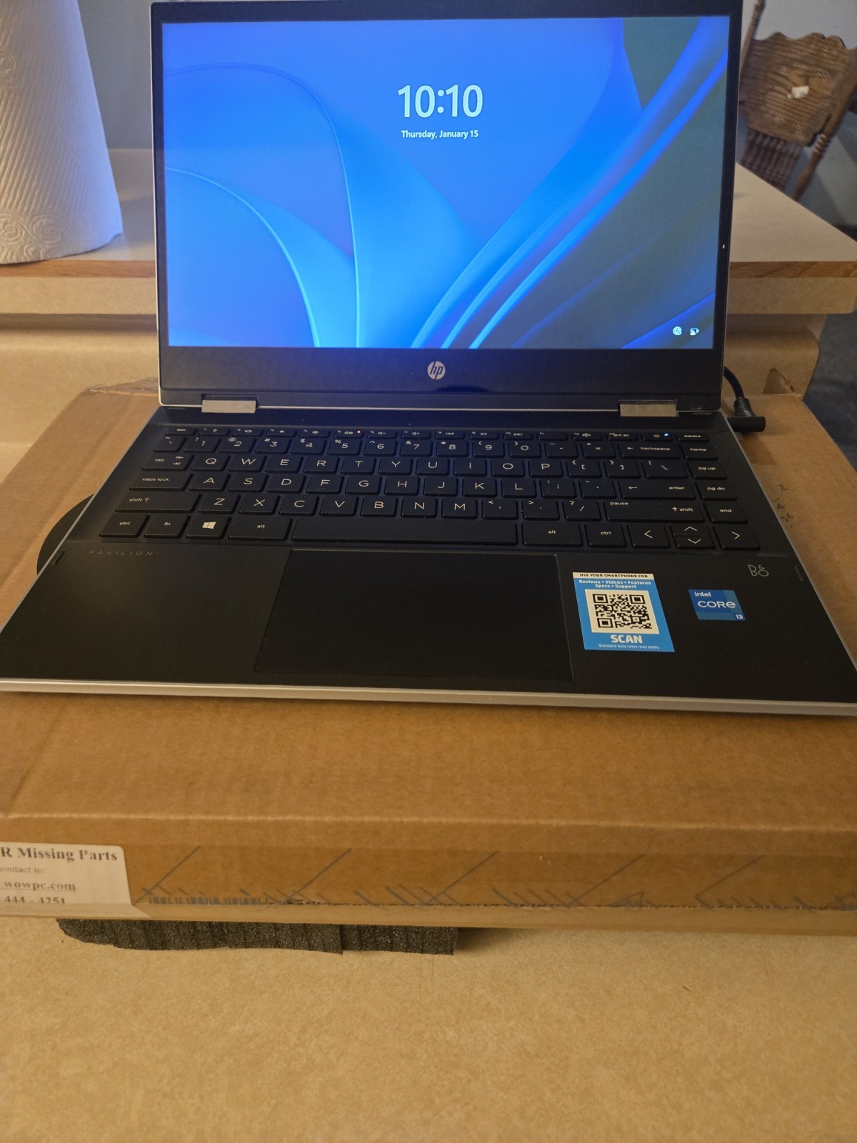 HP Pavilion x360 14m-dw1xxx 14″ Touch i3-1115G4 8GB 118GB SSD Win11 S