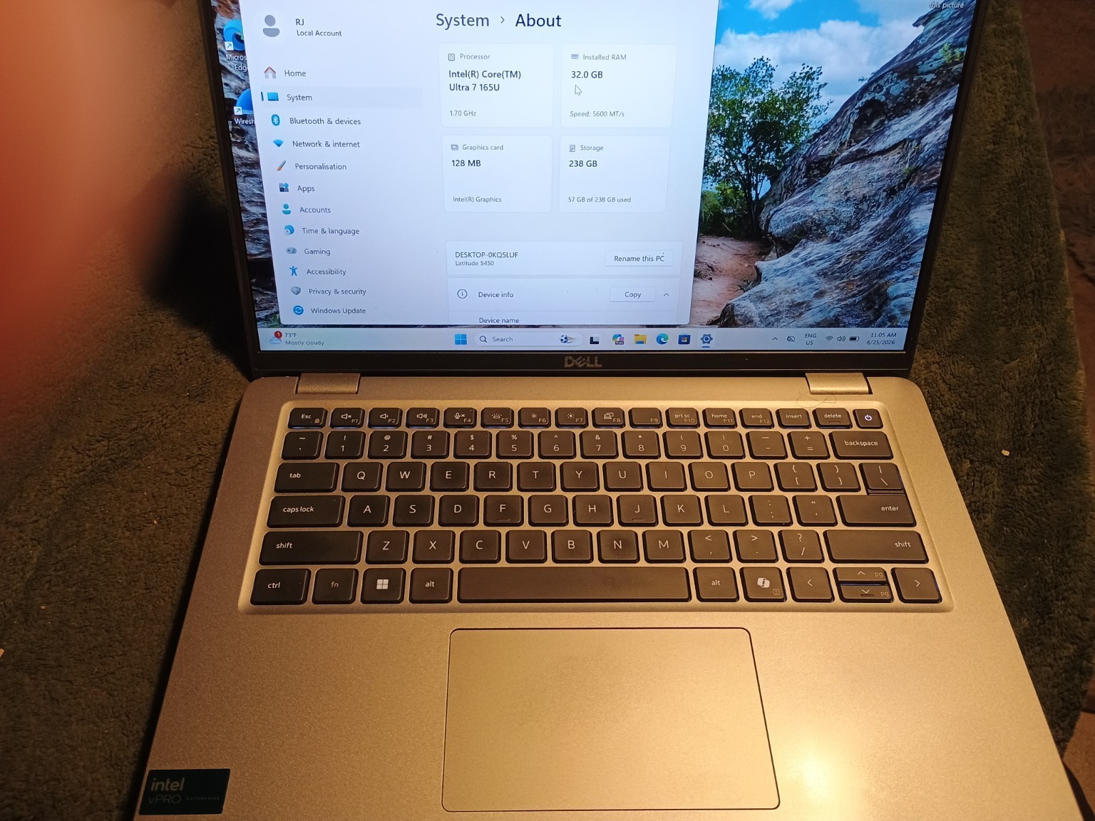 Dell Latitude 5450 | Intel Core Ultra 7 165U | 32GB RAM | 256GB SSD | Win11 Pro