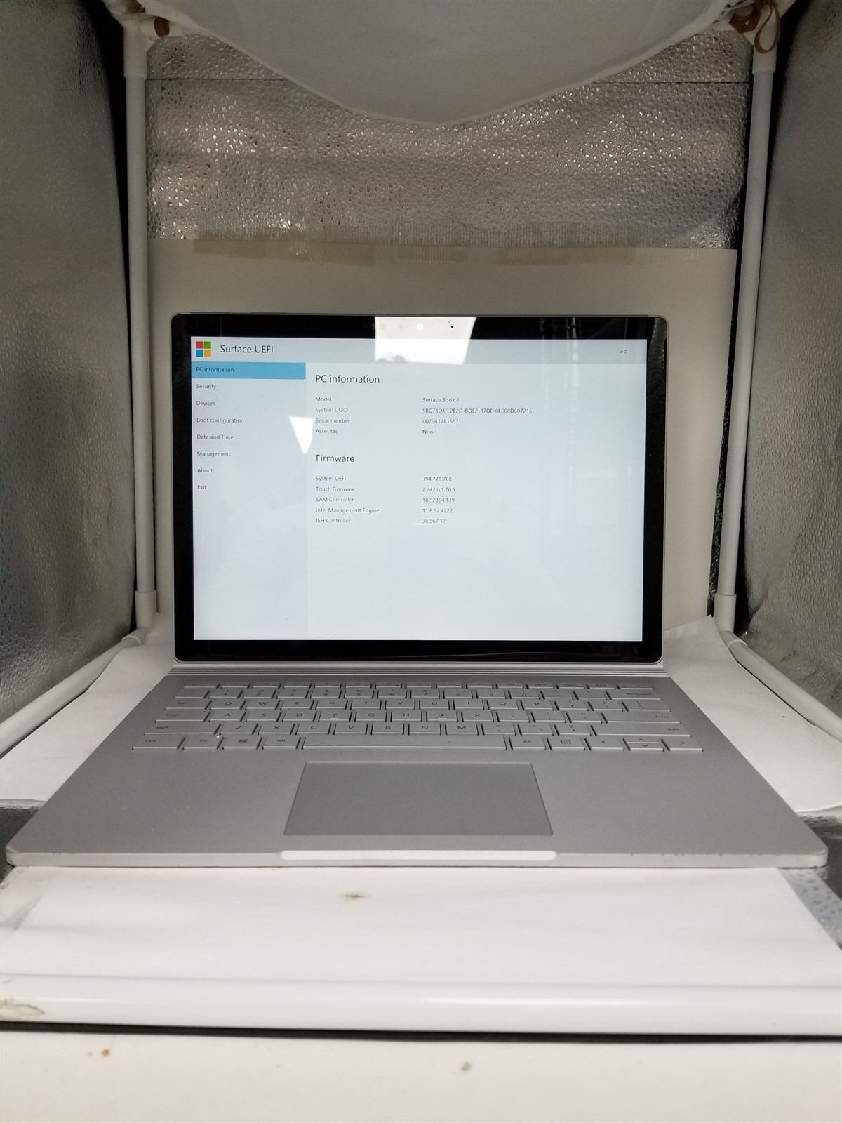 Microsoft Surface Book 2 Core i5 13.5″ 8GB/128GB Silver Reduced Price VW6257