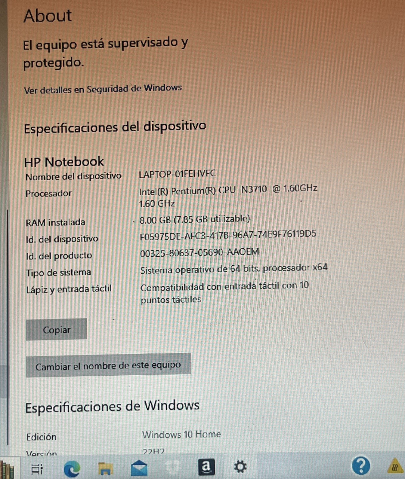 HP Notebook 15-AY021DS Pentium N3710 1.6GHz 15.6″ Laptop 8GB DVD, New Batt, 1 TB
