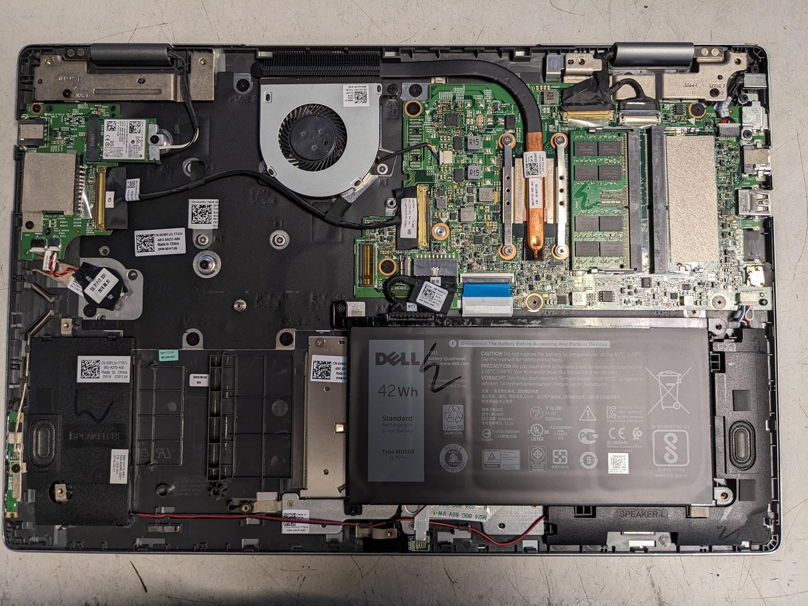 DELL INSPIRON 15 7579 2-IN-1 i7-7500U @ 2.70GHz, 16GB RAM, NO HDD/OS – (PARTS)