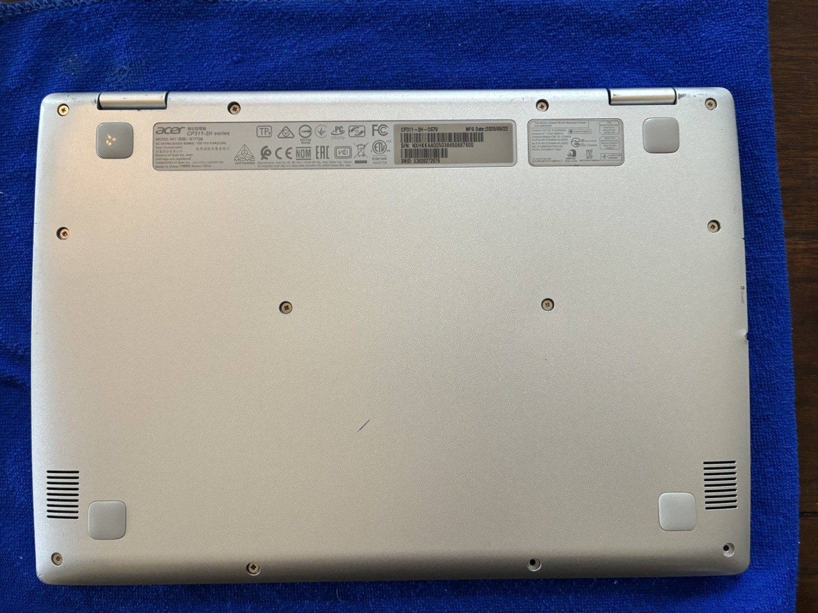 Acer 11.6″ HD Touchscreen Spin Chromebook N4020/32GB/4GB CP311-2H-C679..