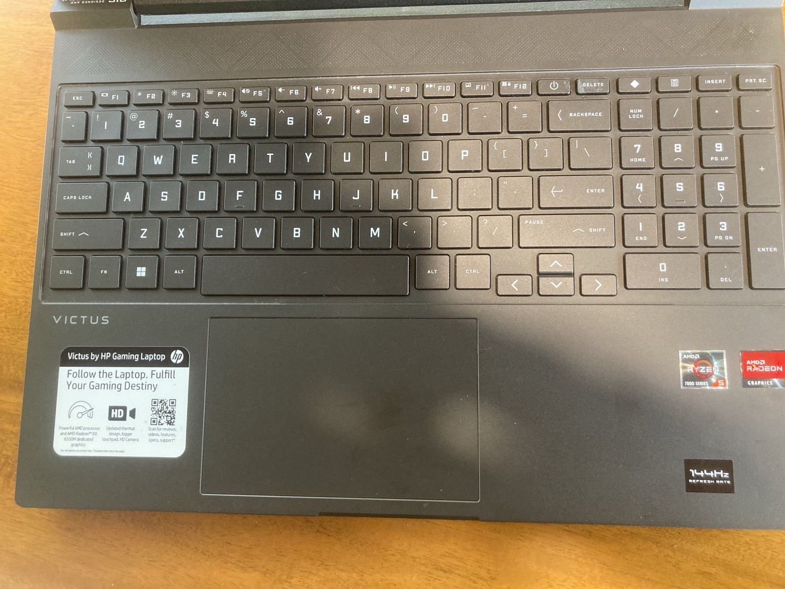 HP Victus 15.6-inch Gaming Laptop Ryzen 5 7000 series RTX 2050, 1 TB, Windows 11