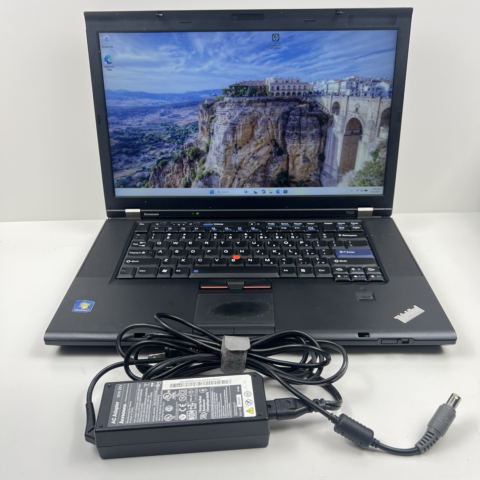 Lenovo ThinkPad T520 Intel i7-2640M 8GB 120GB SSD Win 11 w/ Charger|ELP88, READ