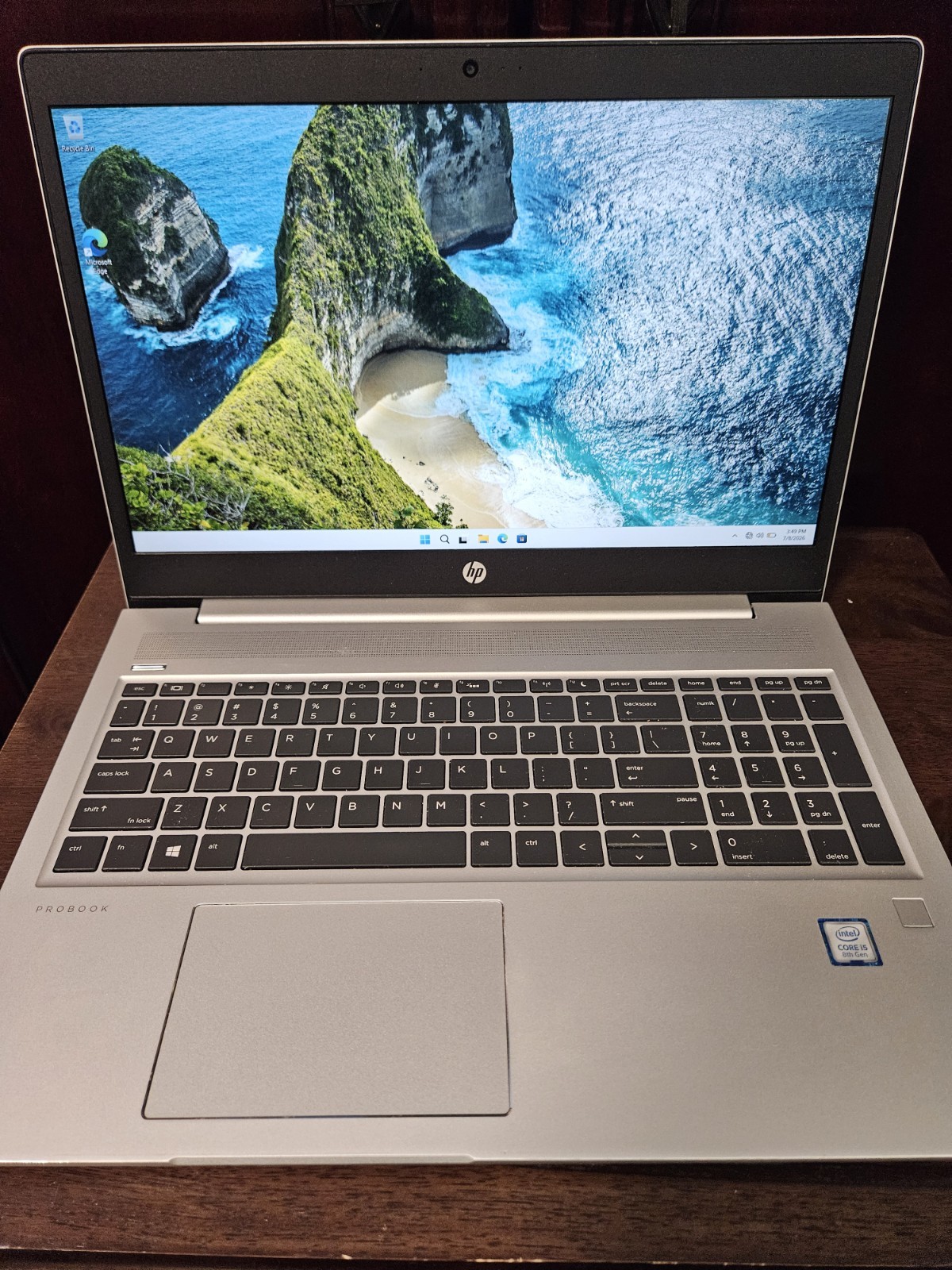 HP ProBook 450 G6 15.6″ Core i5-8265U @ 1.60GHz 16GB RAM 256GB SSD Win11 Pro