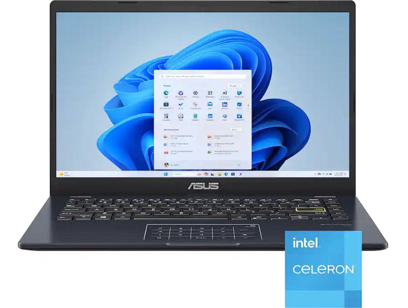 ASUS Vivobook Go 14” Full HD Laptop Intel Celeron N4500 4GB RAM 128GB eMMC
