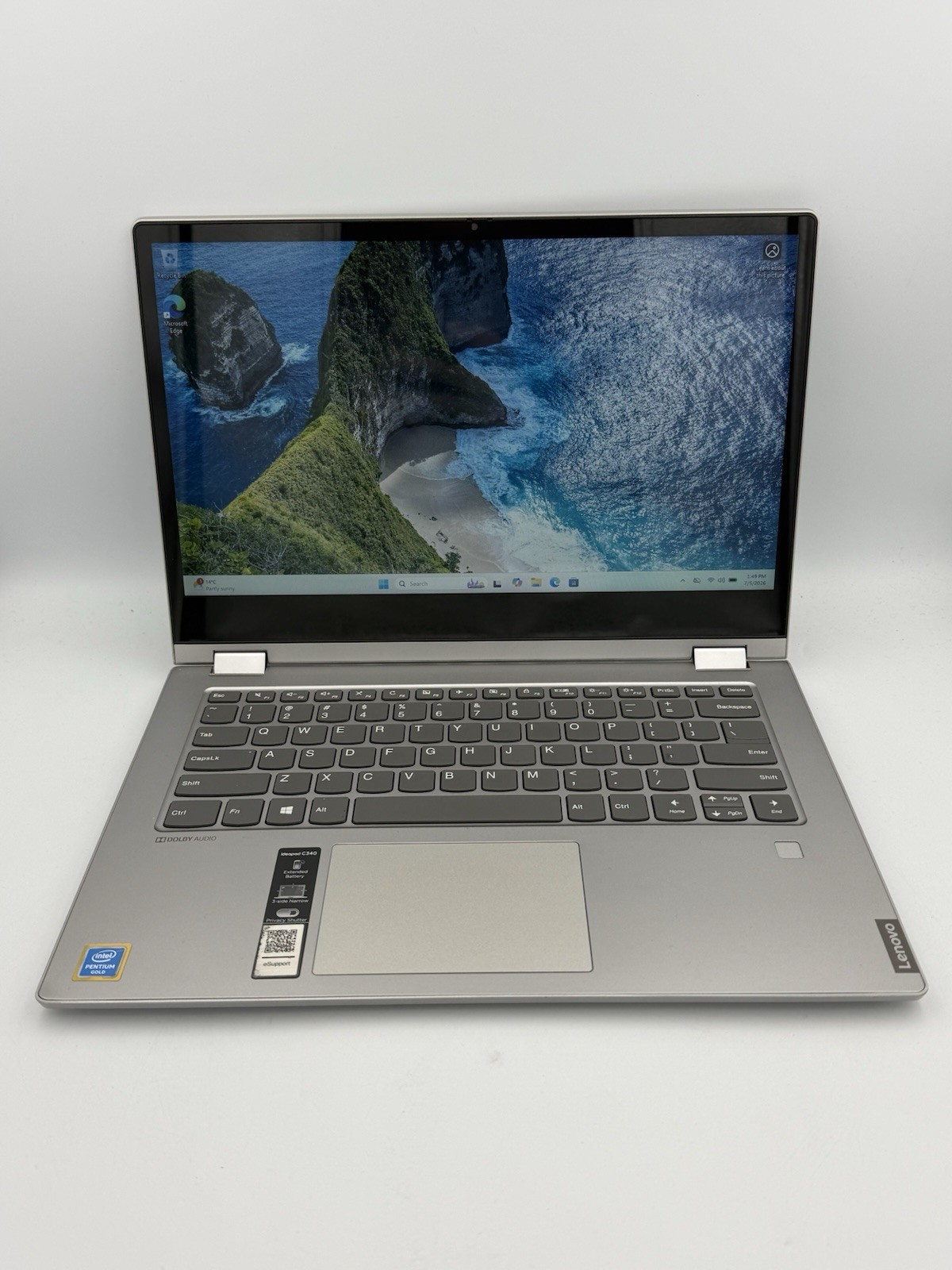 Lenovo IdeaPad C340 14” 14IML – Pentium 6405U/8GB RAM/512GB (READ DESC) 43C