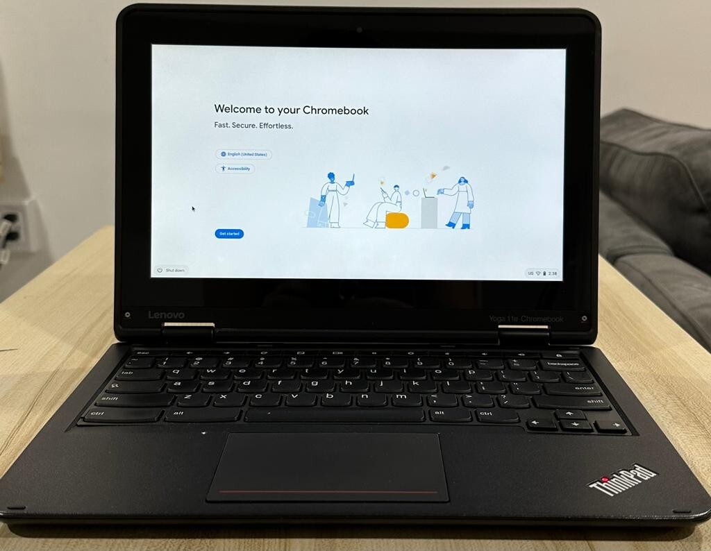 Used Lenovo Chromebook Touchscreen 4GB