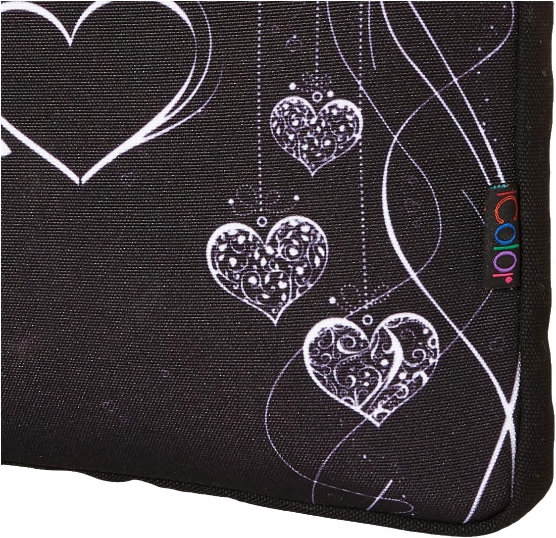 Purple Butterflies Canvas Laptop Carrying Shoulder Sleeve Case Protective Bag Fi