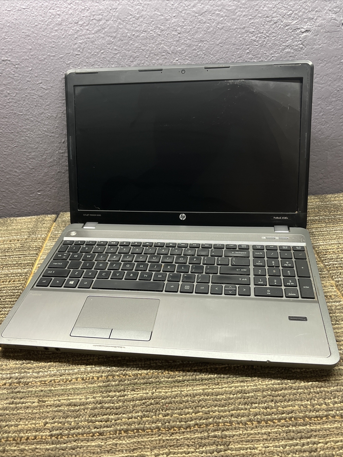 HP ProBook 4540s-i3-PARTS-NO HDD/RAM/BATTERY-Damaged Screen-Laptop ONLY 443