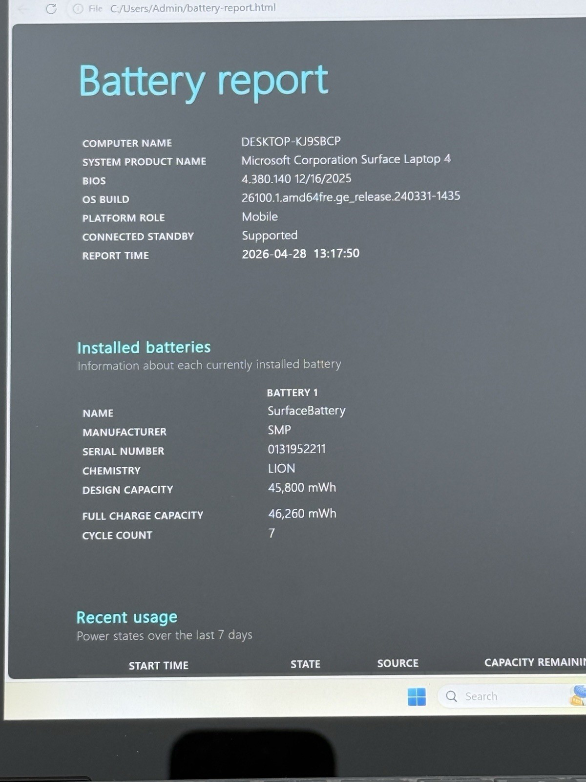 Lot 32x Microsoft Surface Laptop 3 4 Go 1943 1958 1951 Pro 7 1960
