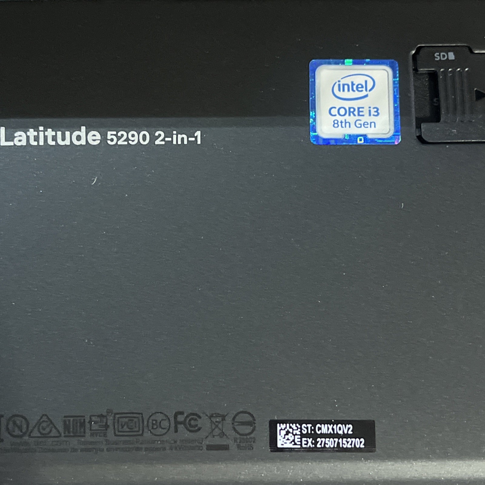 DELL LATITUDE 5290 2 IN 1 INTEL CORE I3-8130U 2.20GHZ 4GB RAM NO HD ,