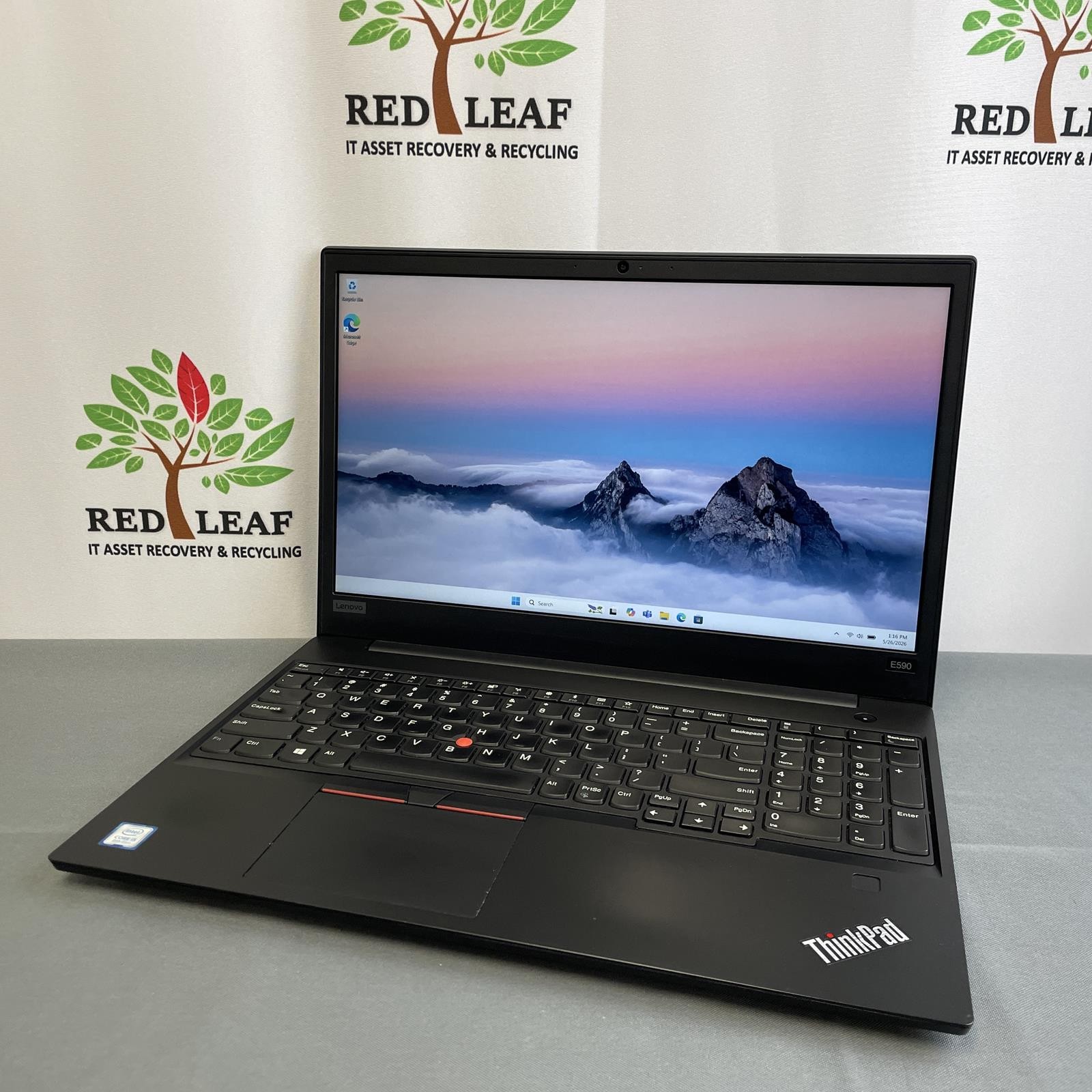 Lenovo ThinkPad E590 15.6 in FHD, Core i5-8265U 8GB 256GB NVMe Win 11 Pro | Good