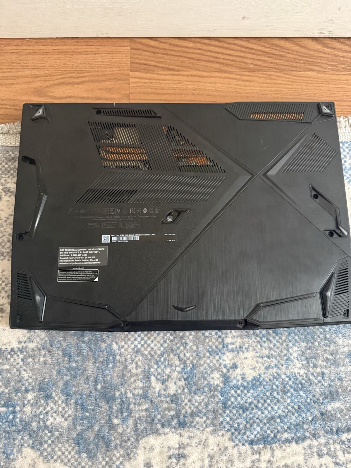 MSI Thin GF63 15.6″ Gaming Laptop 144Hz, Intel Core I7, NVIDIA GeForce