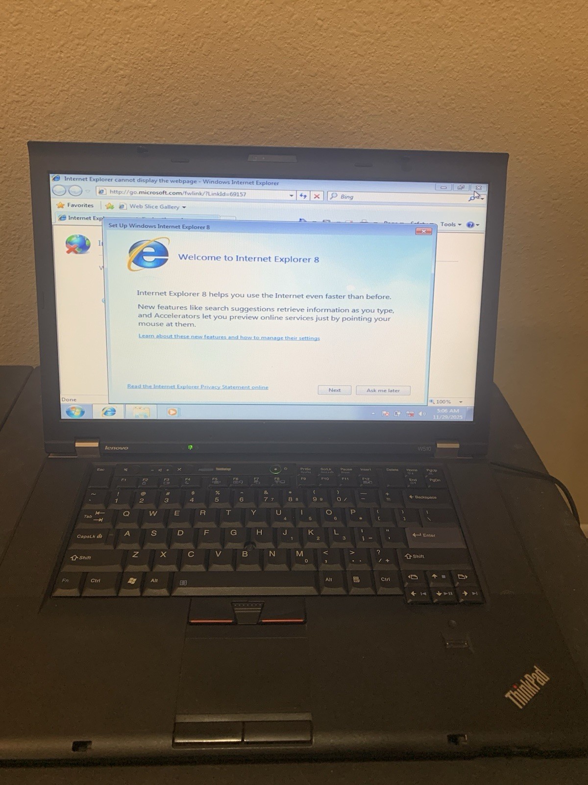 Lenovo ThinkPad W510 15.6in. (160GB, Intel Core i7 1st Gen., 1.73GHz, 4GB)…