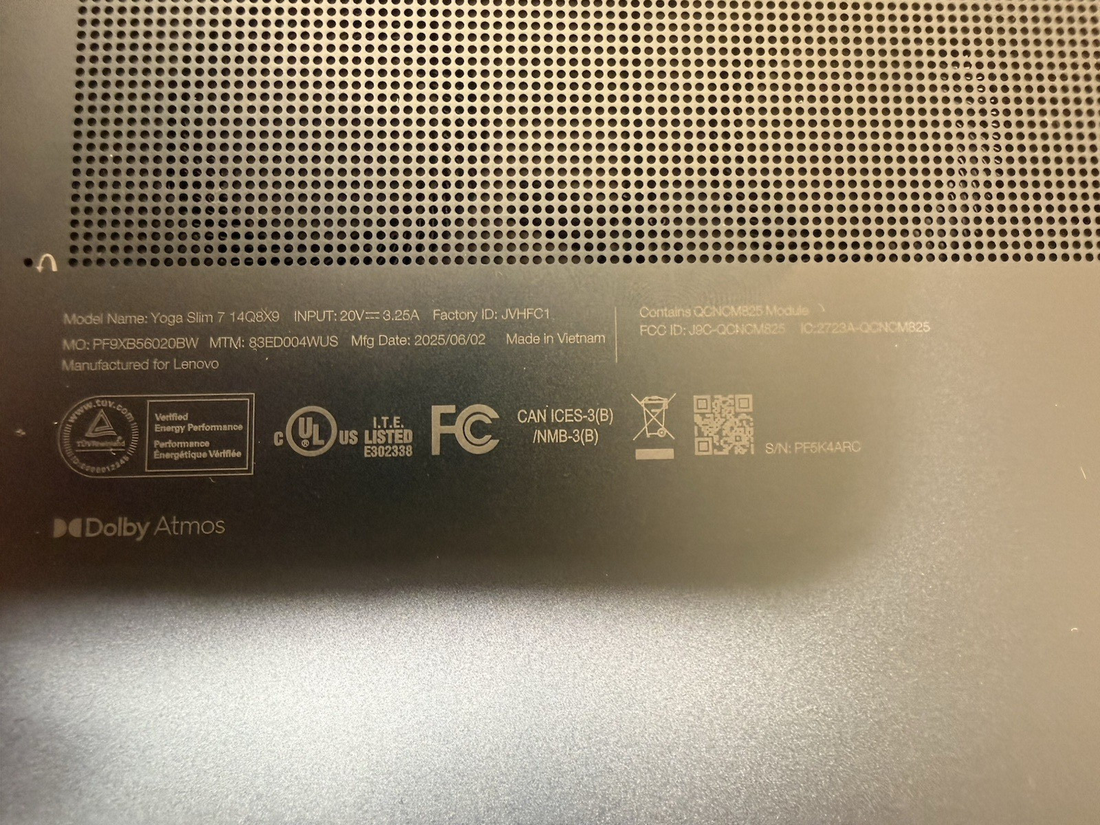 Lenovo Yoga Slim 7x Copilot+ 14.5″ 3K OLED Touch Snapdragon X1E78100 32GB 1TB