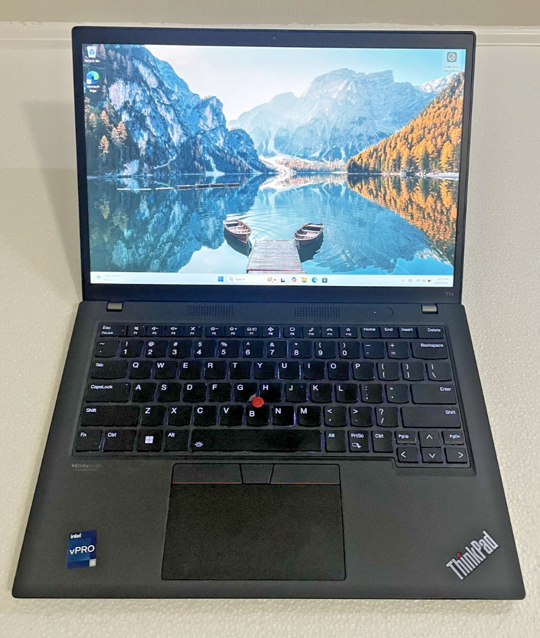 Lenovo ThinkPad T14 Gen 3 14″ Intel i5-1245U 16GB RAM 256GB NVMe win11 w/PSU
