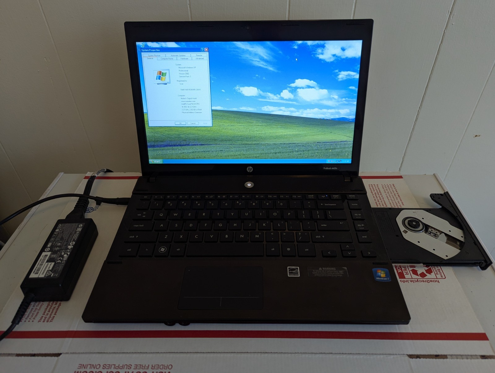 HP Probook 4420s MS Windows XP