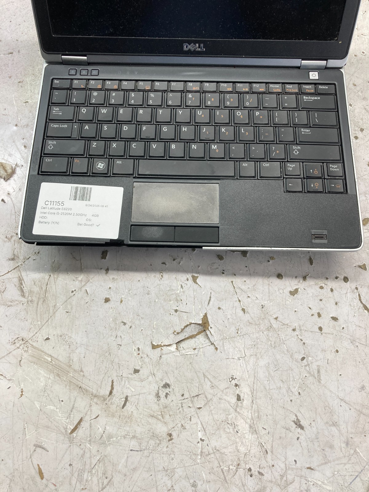 Dell Latitude E6220 Intel Core i5-2520M 2.50GHz 4GB NO HDD