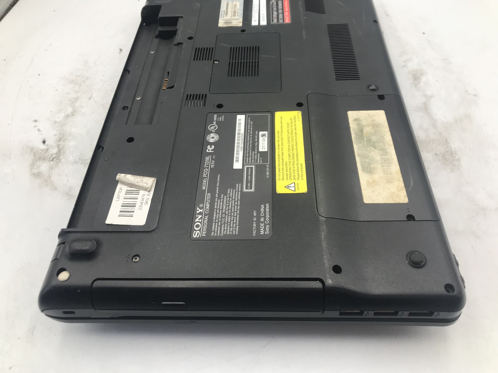 SONY VAIO VPCE547GM – FOR PARTS/REPAIR – INTEL I5 2410M – NO RAM – READ DESC -BB