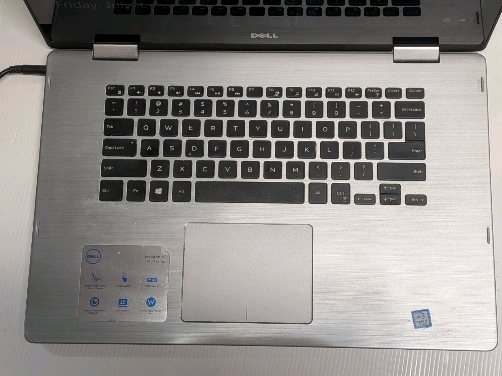 Dell Inspiron 15 7579 2-in-1 Touch Laptop – Keyboard Not Working, No SSD