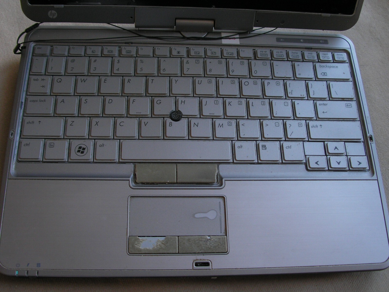 HP EliteBook 2740p Laptop 12″ i5 M540 @2.53 Ghz 64 bit 4gb Ram and No hard drive