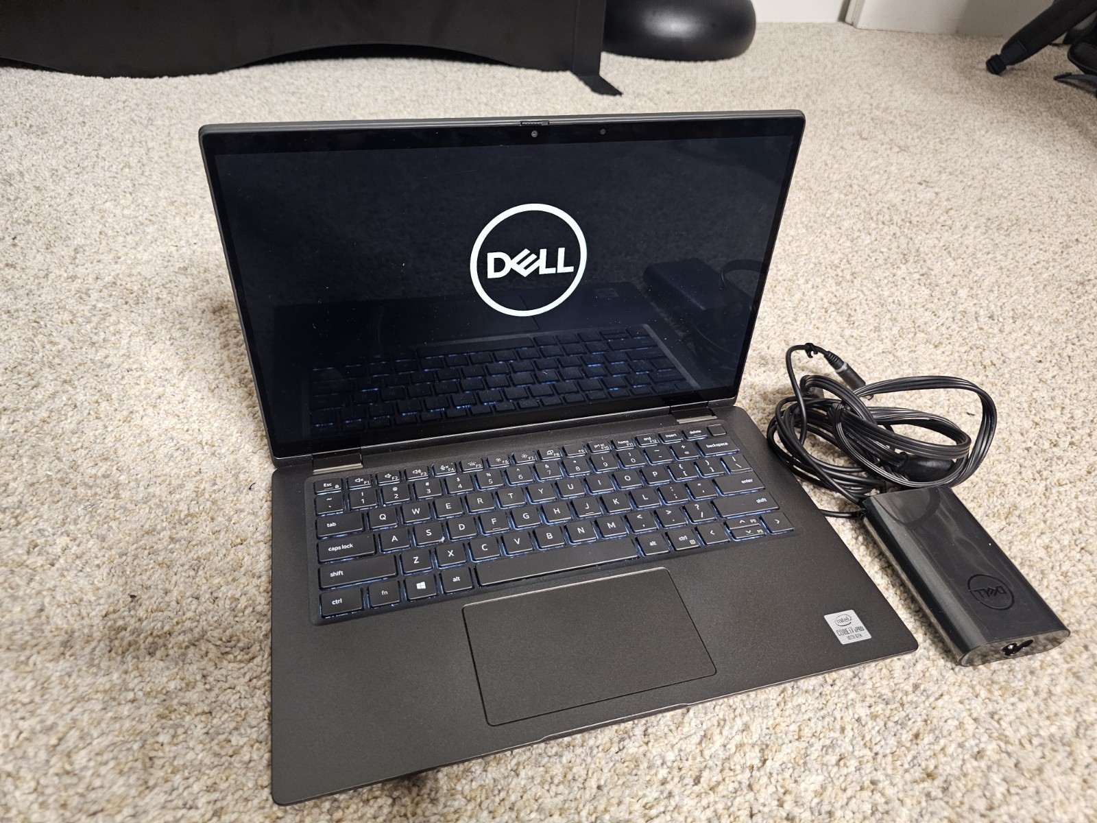 2 in 1 Touch Dell Latitude 7480 (256GB SSD, Intel Core i7-8GB RAM) Laptop-Black