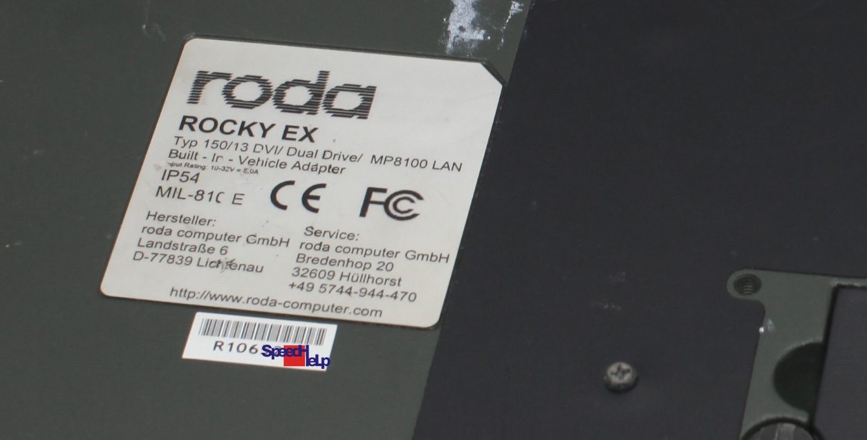 Roda Rocky EX Typ 150/13 DVI Laptop Notebook 13,3in Pentium III IP 54