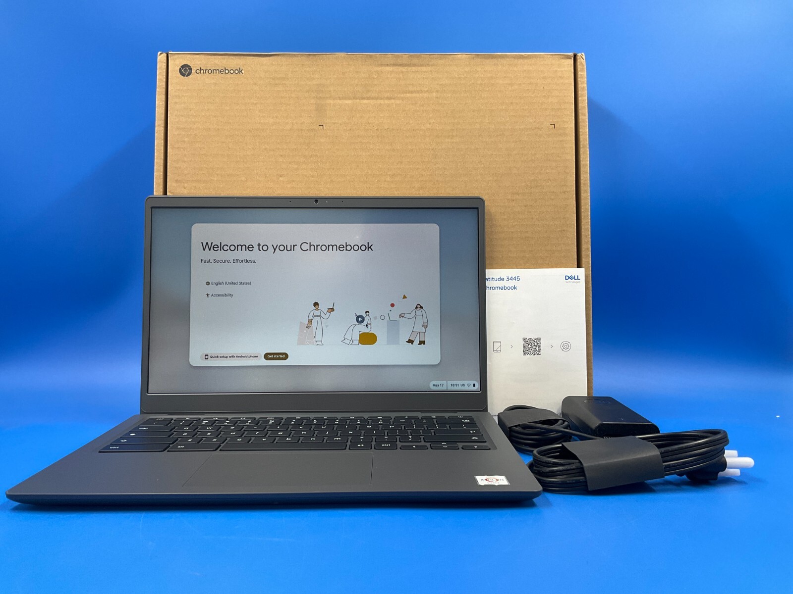 Dell Latitude 3445 Chromebook AS-7120c 4GB 32GB BT WiFi 14 153KF ✅❤️️✅❤️️