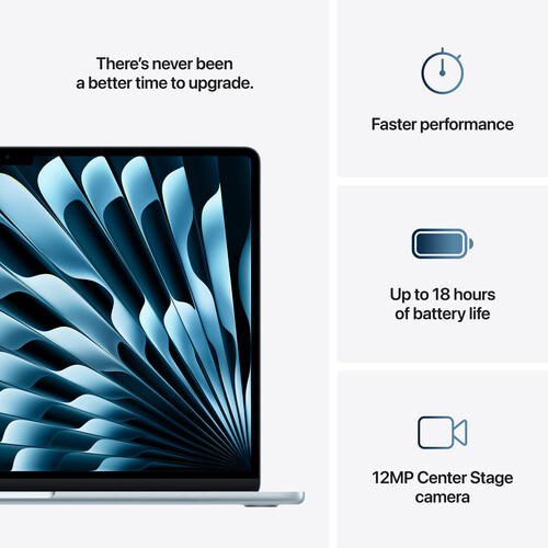 Apple MacBook Air 15″ M4 10-Core 16GB RAM 256GB SSD 2025 SKY BLUE NEW MW1H3LL/A