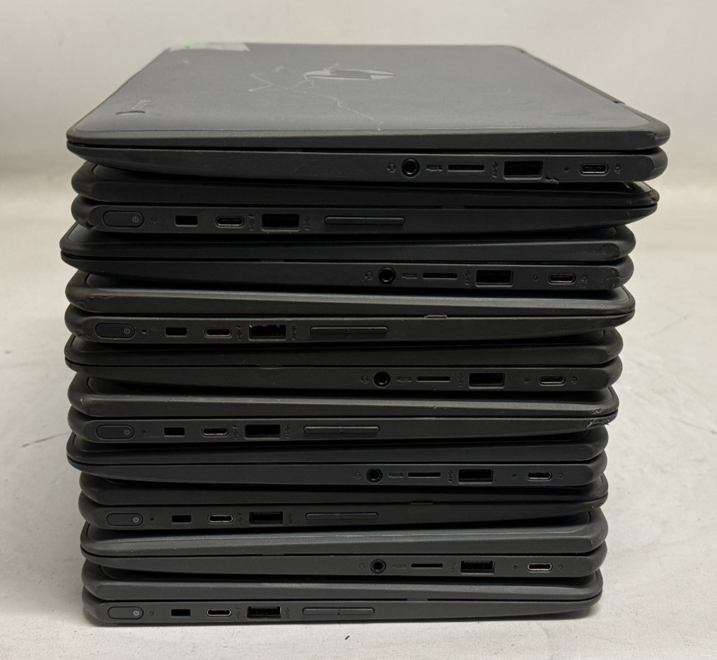 HP Chromebook x360 11 G1 EE 2in1 (N3350 – 4GB RAM – 32GB Storage) – Lot of 10