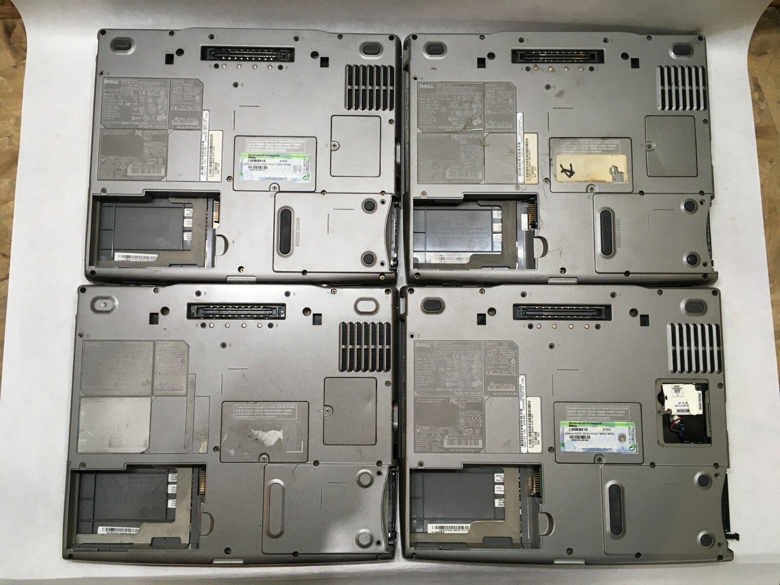 Lot of 7 D600 D610 No Screens Missing Most Components Power Dead For Parts- FT