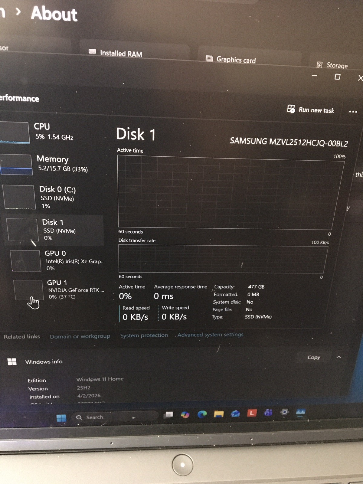 Lenovo Legion 5 Pro 16IAH7 16″ (1.5 TB SSD, Intel Core i7 12th Gen., 16GB)